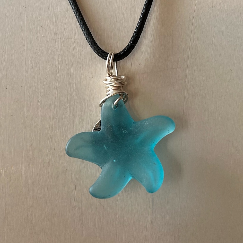 ✔Starfish & Sand-dollar Surfer Necklace - Picture 4 of 5